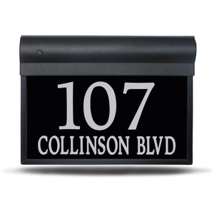 SL-101-14"– Modern With Street Name – Illuminated Address Sign