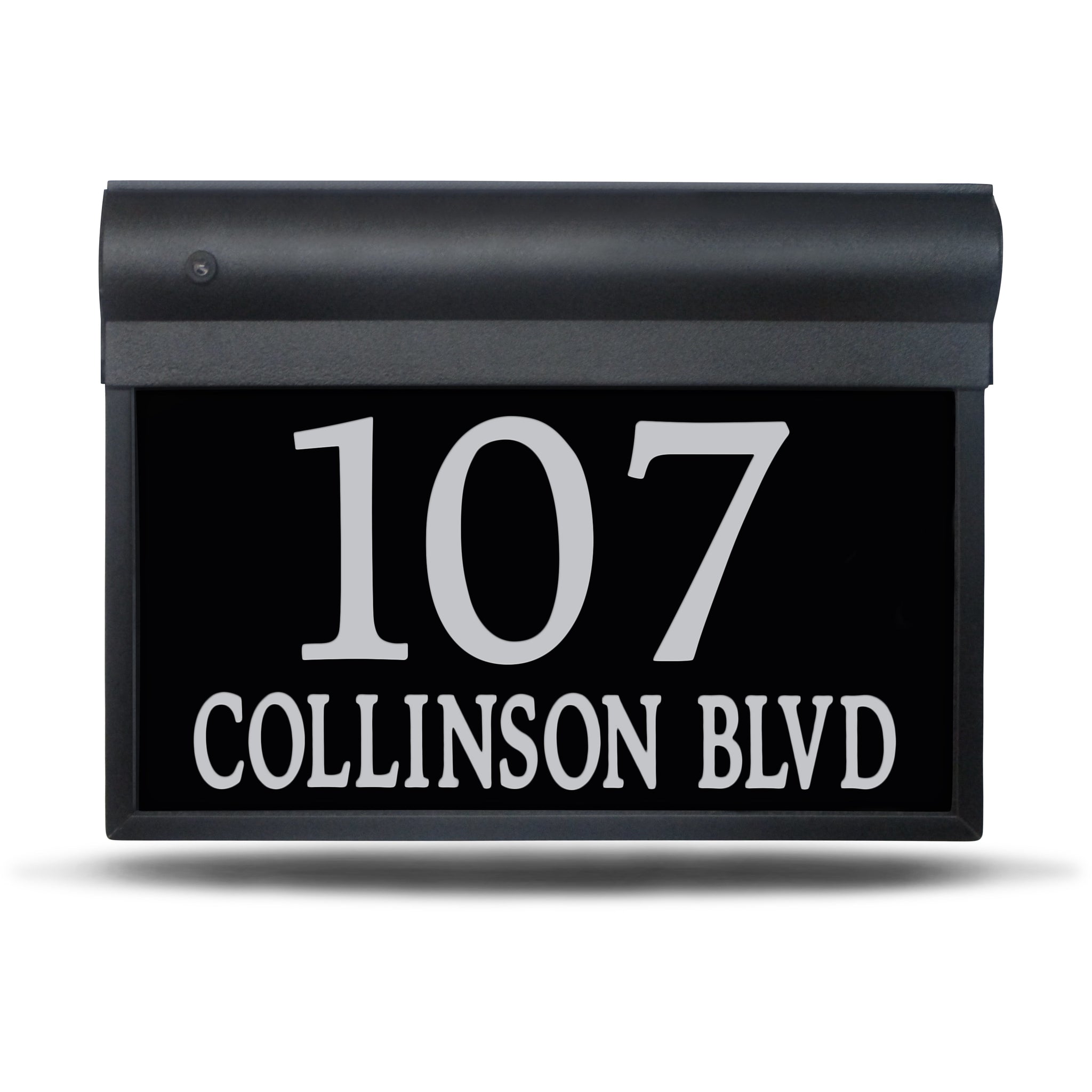 SL-101-17"– Modern With Street Name – Illuminated Address Sign